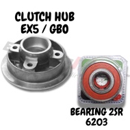 #COMBO EVO RACING BEARING ( 2SR ) 6203 + CLUTCH HUB HONDA C70 / EX5 / GBO #READY STOCK #EVO RACING B