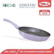 ROSCHEL FRY PAN 20 CM ESSENTIO GREY MARBLE SERIES RPE-120PR WARNA UNGU