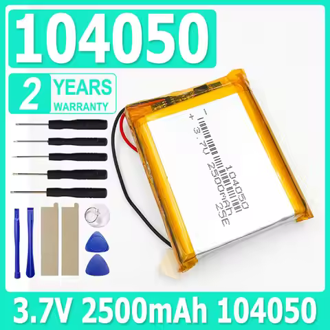Rechargeable 3.7V Brand-New Battery 104050 Lithium Polymer Battery Li-Po li ion Lipo cells For GPS M