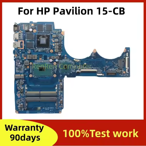 DAG75AMBAD0 G75A For HP Pavilion 15-CB TPN-Q194 Laptop Motherboard DDR4 with I5-7300HQ I7-7700HQ CPU
