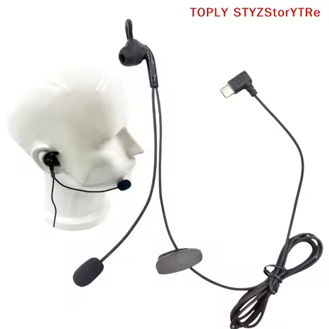 Single Pack of V6 Pro V4C Plus Q8 F6 V7 Judge In-Ear Referee Earphones with Intercom Feature, Type-C