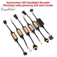 Kayaktion LED Canbus Decoder Car Headlight Error Free Resistor H1 H3 H4 H7 H9 H11 Beautiful Adapter