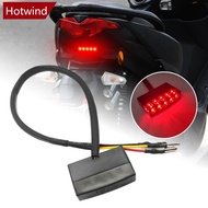 HOTWIND 12V Mini Motorcycle Rear Tail Lamp 5 LED Red Stop Brake Light Universal for Motorcycle Scoot