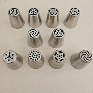 LARGE RUSSIAN NOZZLE TIP PIPING FOR CAKE CUPCAKE DECO DESIGN FLOWER BUNGA NOZZLE FROSTING STAINLESS 