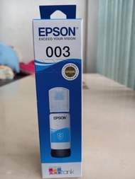 EPSON 003 C สีฟ้า T00V200แท้ศูนย์ของใหม่+คุณภาพ100% เครื่องปริ้นเตอร์ EPSON L3110 / เครื่องปริ้นเตอร์ EPSON L3150 ปริมาณการพิมพ์บนกระดาษขนาด A4 ได้ 7,500 หน้