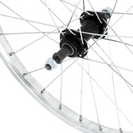 BTWIN Kids Wheel 20" Rear Single Wall Rim Freewheel - Silver