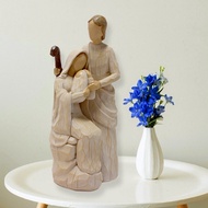 Holy Family Statues Jesus Mary Joseph Catholic Religious Figurine Home Decor for Home Nativity Scene