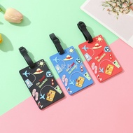Suitcase Packing Tag Overseas Boarding Pass Trolley Case Strap Tag Check-In Cartoon Luggage Tag Chec