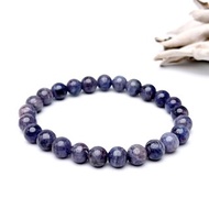 定軌。素串 手串 細品歲月 療癒 導引之石 l 血滴堇青石 赤鐵礦 l