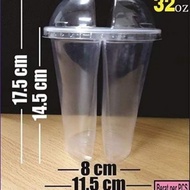 Twin cup 32oz cawan kembar 32oz split cup couple cup