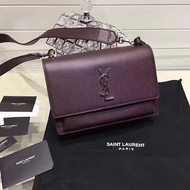 YSL SUNSET BAG Upgrade Widened Leather Shoulder Strap More Lighter, Non-Adjustable Length Can, Detac