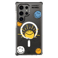 HI-SHIELD Stylish Magsafe Shockproof Case รุ่น Happy Smile3 [SAMSUNG S24 Ultra] - เคสแม่เหล็กกันกระแทก