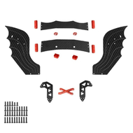 -RC Cars RC Metal Tail Wing for ARRMA F1 LIMITLESS 1/7 RC Car RC Car Upgrade Parts