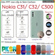 PPF & Skin Nokia Nokia C31/ C32/ C300 for screen, back, full clear edges, genuine matte