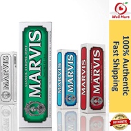 Marvis Toothpaste Whitening Mint / Jasmin Mint / Aquatic Mint / Strong Mint 85ml Made in Italy
