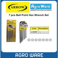 Arrow 7 pcs Ball Point Hex Wrench Set - A30600