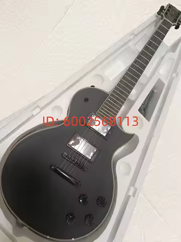 XF-ESP Custom shop Eclipse black Electric Guitar in stock 001
