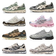 025 New Style Running Shoes (asics) Asics Retro Jogging Shoes GEL-NYC Men Gray Beige Mesh Suede Casu