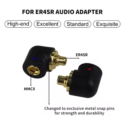 OKCSC MMCX Headphone Cable Connector Connected to Etymotic ER4 ER4SR ER4XR ER3XR ER3SE ER2XR ER2SE E