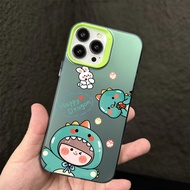 Mini Dinosaur Anti-dirt and Fingerprint Phone Case for Iphone 13 14 12 11 Pro MAX 11 X XS MAX 7 8P 6
