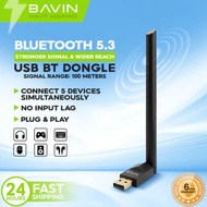 Bavin OTG-111 100M USB BT Dongle Bluetooth 5.3 Receiver For Desktop or Laptop