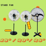 SINO / SBE 18" 20" 26" Industrial Stand Fan