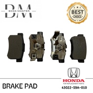 HONDA CR-V S9A SWA TOA / ACCORD T2A / STREAM S7C S7A / ODYSSEY T6A RC1 BRAKE PAD REAR 43022-S9A-010