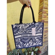 Ae1 PIERRE CARDIN Canvas Tote Bags
