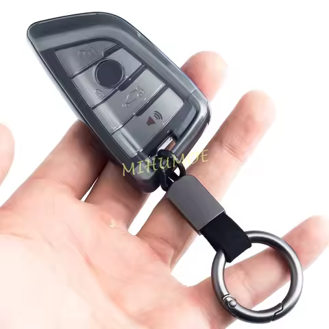 Black Transparent Key Fob Case Cover Keychain Shell For BMW 1 2 3 4 5 6 7 8 Series M3 M4 M5 X1 X2 X3