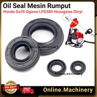 Honda GX35 Oil Seal ( 2pcs ) Ogawa LPS380 UMR435 Hozugawa Dinyi HARZ HT350 Brush Cutter Mesin Rumput Spare Part