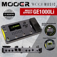 Mooer GE1000Li Guitar Amp Modelling and Multi Effects Pedal with Touch Screen - Built In Battery