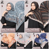 Populer- Motif Cantik Hijab Segi Empat Umama &amp; Malaica / Jilbab Segi