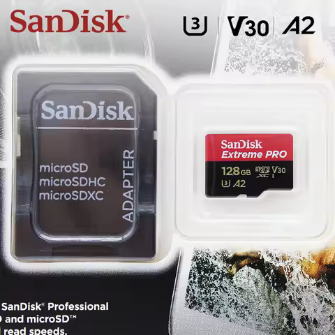 Original SanDisk Extreme Pro Micro SD Card 128GB 256GB 64GB U3 A2 SDXC V30 32GB A1 SDHC Transflash T