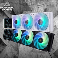 PARADOX GAMING Hypersonic Elixir 360 360mm Liquid CPU Cooler - Black / White - HG