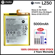 Motorola LZ50 แบตเตอรี่ สำหรับ Motorola 5G Plus/G100/Edge S LZ 50/ ความจุแบตเตอรี่ 5000MAh พร้อมชุดไ