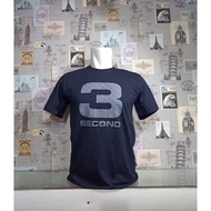 T-shirt 3second-shirt Distro 3 Second Men Short Sleeve T-shirt Men Cheap Treesecond Htam