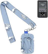 Dexcom G7 Receiver Case with Lanyard for Dexcom G7 Receiver Holder Case Blood Glucose Meter Pouch De