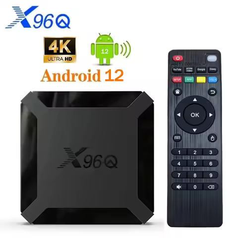 X96Q TV Box Android 12 Allwinner H313 Quad Core HD 4K Smart TV BOX Wifi PK X96 Set Top Box