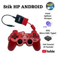 STIK HP ANDROID STIK PS2 plus Converter plus OTG Micro USB atau TypeC High Quality Best Seller Stik 