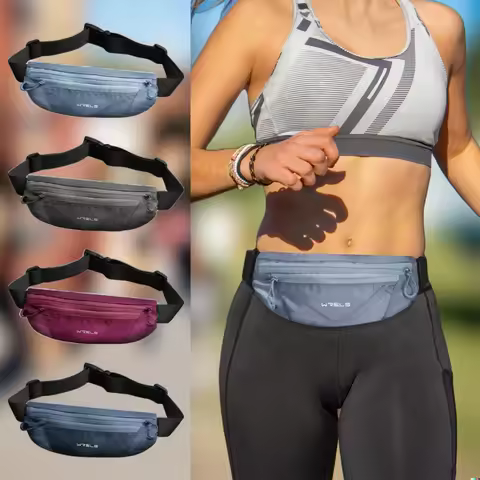 Waterproof Running Belt Marathon Jogging Sports Waist Pack Phone Bag for Men Women Cycling Outdoor F