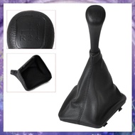(Y W Z H)4 Speed Car Gear Shift Knob Shifter Lever Leather Boot Cover for   W123 W140 W202