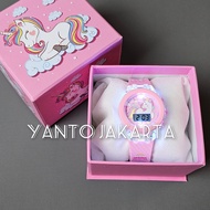 Unicorn girls watch, LED luminous gift set
