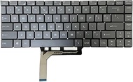 Zahara Keyboard Backlit US Grey Replacement for MSI GS65 Stealth 8SE, Stealth 8SF, Stealth 8SG, Stealth Thin 8RE, Stealth Thin 8RF, MSI GS65VR, MSI MS-16Q2 NSK-FDABN_800, P-180402-2