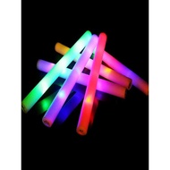 Colorful Flash Stick Foam Fluorescent Stick Luminous Sponge Stick Concert Fluorescent Stick Foam Cus