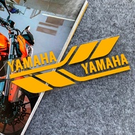 ยามาฮ่าโลโก้สติ๊กเกอร์ติดมอเตอร์ไซค์ Yamaha สะท้อนแสงสติ๊กเกอร์ติดท้ายรถจักรยานยนต์กระจกบังลมฝาครอบเ