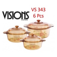 💥Hot Item💥 VISIONS VERSA POT VS343 / PERIUK KACA VISIONS VS 343