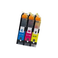 brother LC113 (C/M/Y) [3 color set] latest compatible ink cartridge 
