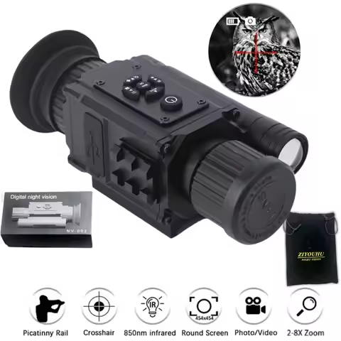 ZIYOUHU NV002 Infrared Monocular Digital Night Vision 1080P Video Camera Multiple Image Mode Crossha