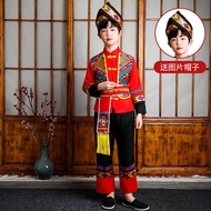 Vietnam Myanmar Laos Cambodia Costume Children Miaozu Boys Girls Costume Performance Costume