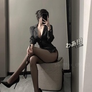 OL上班×夜晚變身😈免脫設計情趣制服｜性感秘書/條紋西裝襯衫/純欲角色扮演